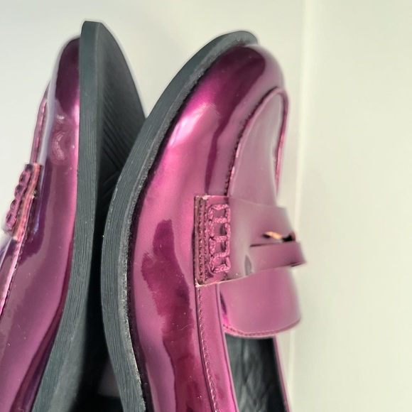 Purple metallic loafers! - Picture 5 of 6
